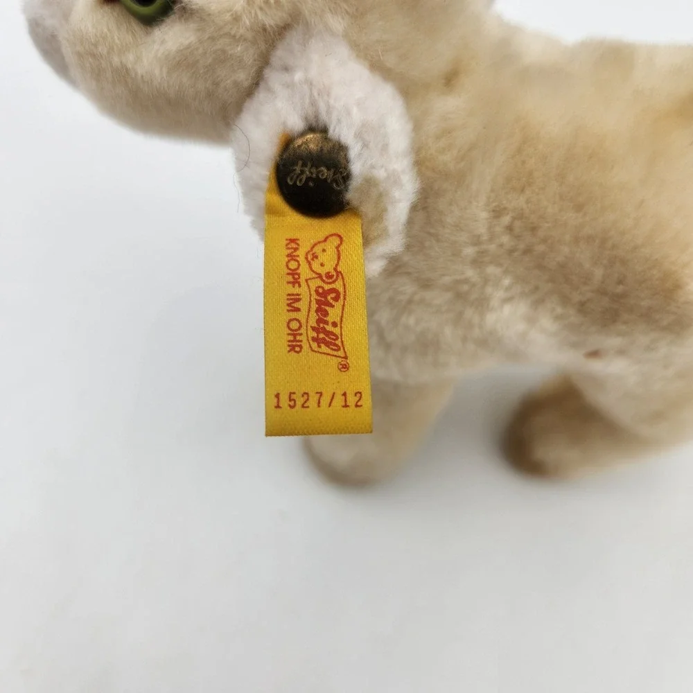 Steiff Lamby Lamb Plush Standing Sheep Button in Ear 1527/12 Made in Germany 5in